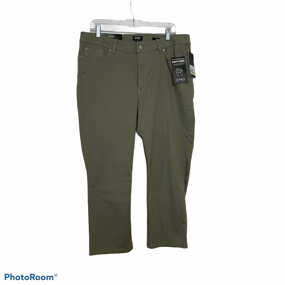 NWT Jones NY Lexington Skinny Capri Sz 14